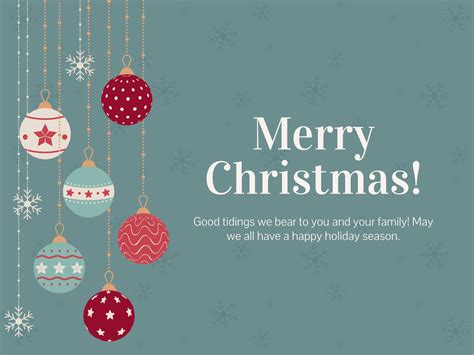 Christmas Note Card Templates