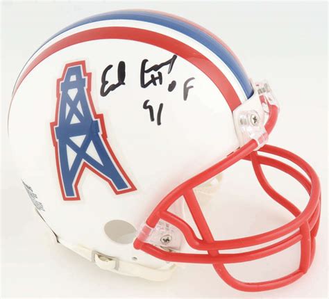 Houston Oilers Mini Helmet (autographed) | Sports Equipment | hobbyDB