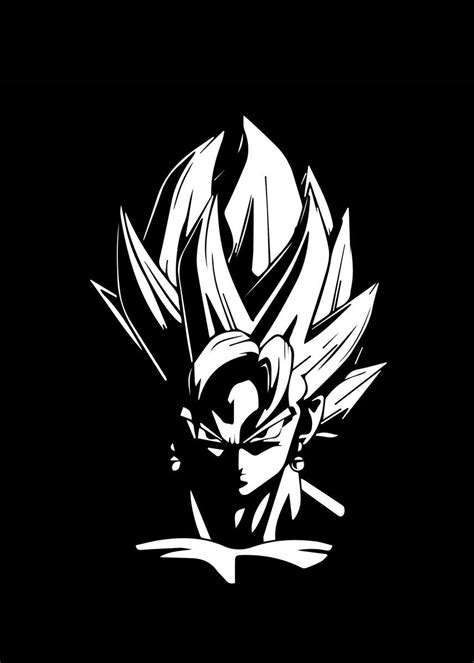 'Fusion ' Poster by Freak Creator | Displate | Dragon ball painting, Dragon ball art, Dragon ...