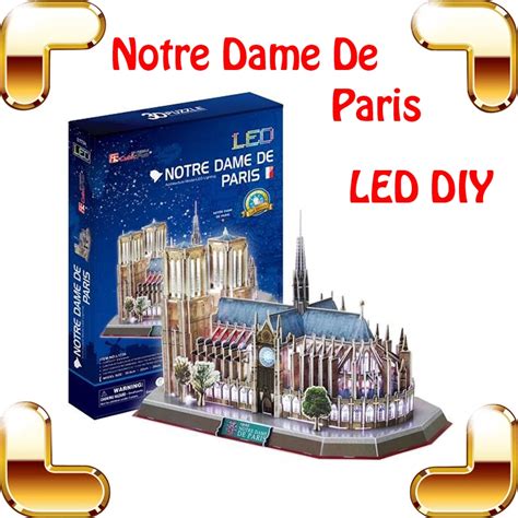 New Arrival Gift Notre Dame De Paris 3D Puzzles Model Building ...