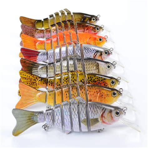 1ps/lot Lures Fishing Lures Hard Bait Fresh Water Bass Walleye Crappie Minnow Artificial Bait ...