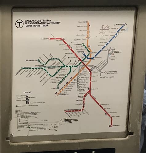 Just found a new mbta map on the red line. They obviously wanted to ...