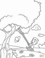 Swing Set Coloring Page At GetColoringscom  Free Printable Colorings sketch template