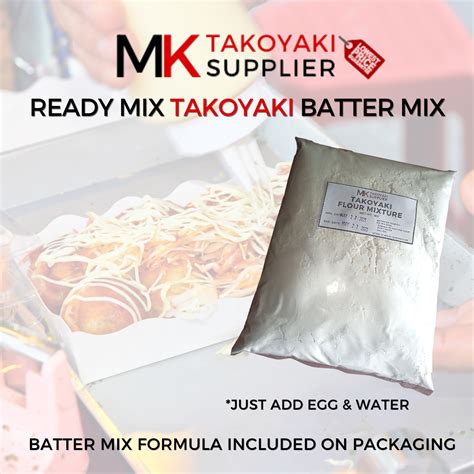 Takoyaki Flour Batter Mix (1kg) for Takoyaki/Okonomiyaki Premium Quality | Lazada PH