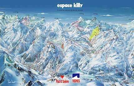 Tignes Le Lac Piste map | Tignes Le Lac ski area map | Igluski.com