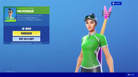 New Par Patroller Skin (Fortnite Battle Royale) (Item Shop 7/18/20 ...