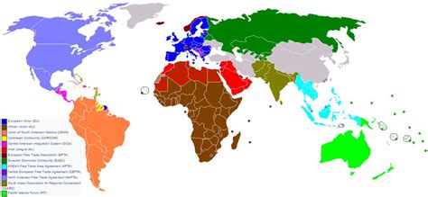 Regional Trade Blocs - Vivid Maps