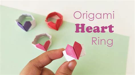 Origami Heart Ring: A Step-by-Step Guide to Folding Beauty – easy origami tutorial