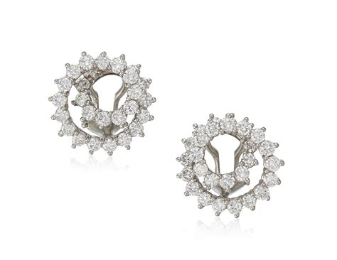 TIFFANY & CO. DIAMOND EARRINGS, | Christie’s