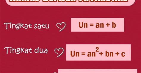 Menentukan Rumus Barisan Aritmatika Bertingkat instituteistic