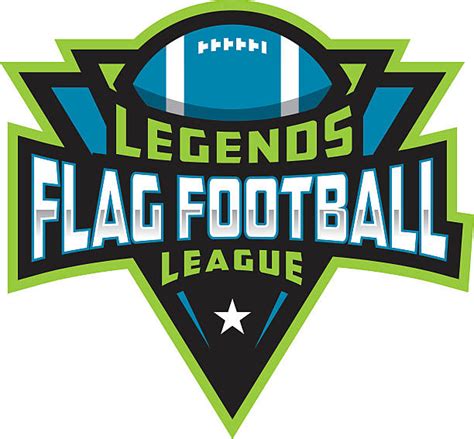 Flag Football Logos Clip Art