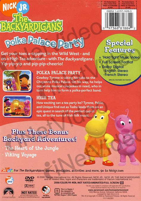 Backyardigans - Polka Palace Party on DVD Movie