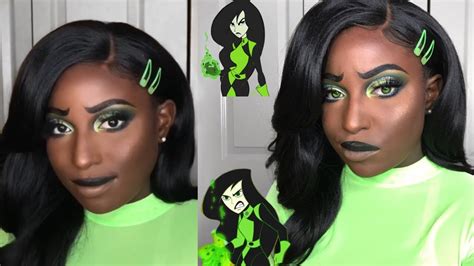 SHEGO MAKEUP TUTORIAL 💚 | Halloween Makeup | Kim Possible - YouTube