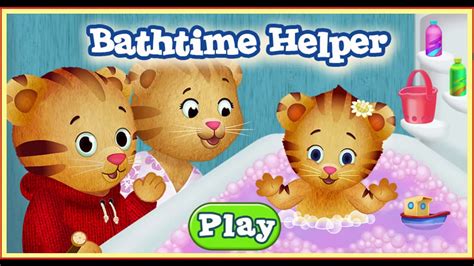 Daniel Tiger's Neighborhood BathTime Baby Bath Cartoon Animation PBS Kids Game Play Walkthrough ...