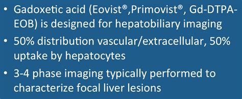 Eovist - Questions and Answers in MRI