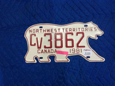 Canada License Plate Northwest Territories, Vintage Signs, Signage ...