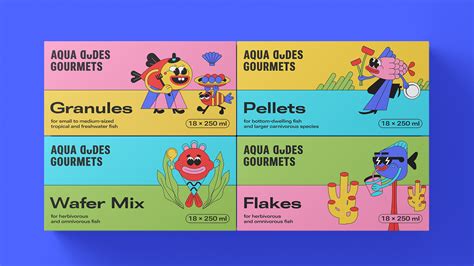 Fish Food Brand Packaging Design :: Behance