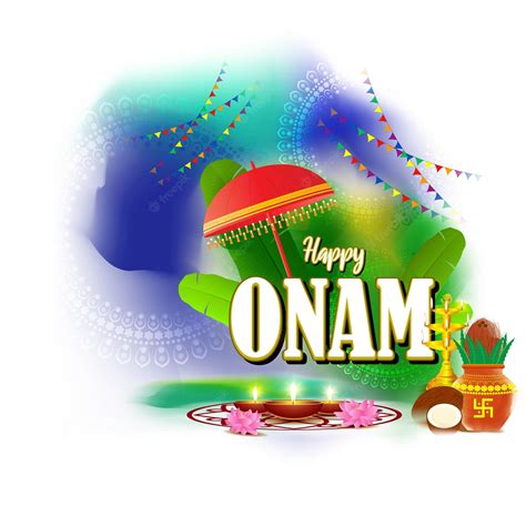 Premium Vector | Vector illustration for onam greeting