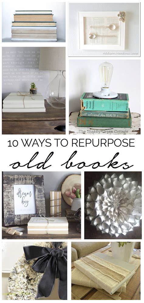 Repurposing Old Books - Designed Simple