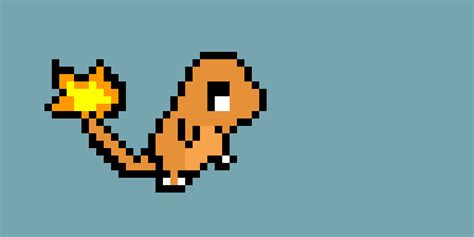 Charmander pixel art