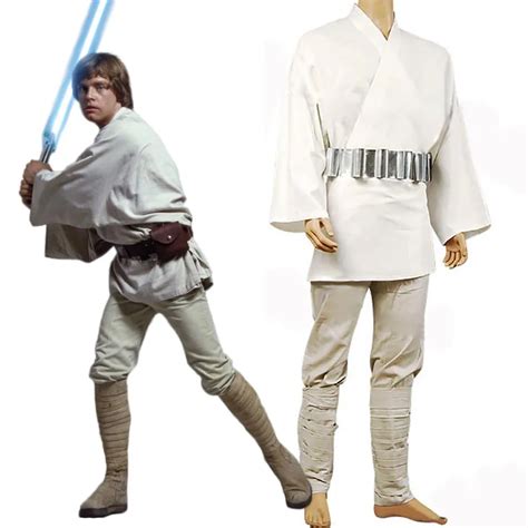 Star Wars Luke Skywalker Cosplay Costume Adult Halloween Costumes-in ...