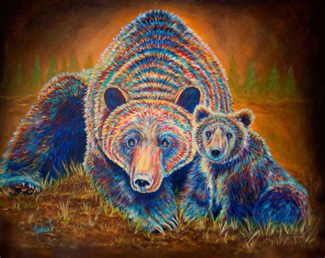 Colorful Wildlife Fine Art Paintings