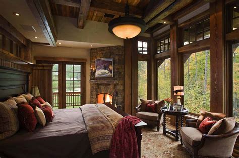 Log Cabin Master Bedroom Decorating Ideas | www.cintronbeveragegroup.com