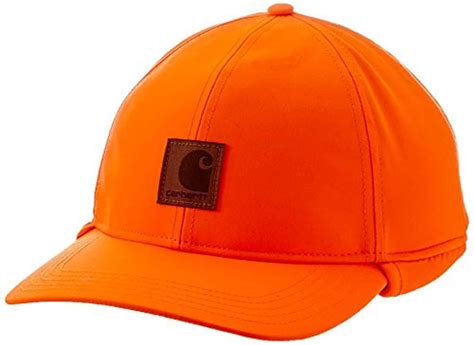 Blaze Orange Cap With Ear Flaps