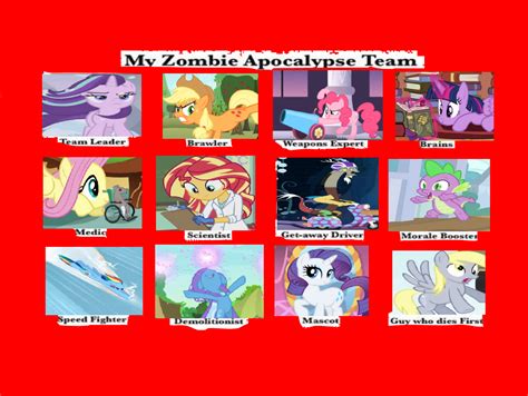 MLP Zombie Apocalypse Team by JoelleArt13 on DeviantArt