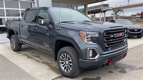 Gray 2020 GMC Sierra 1500 AT4 Review - GSL GM City | Calgary - YouTube