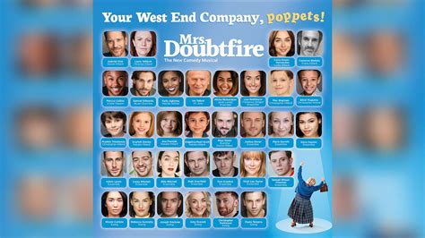 Mrs. Doubtfire Cast Announced - Theatre Weekly