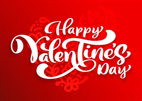 Happy Valentines Day typography vector design for greeting cards and ...