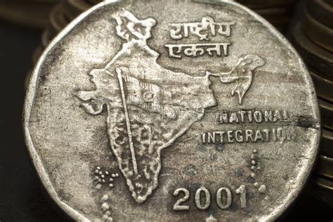 Two rupee coin stock image. Image of side, belief, money - 106669925