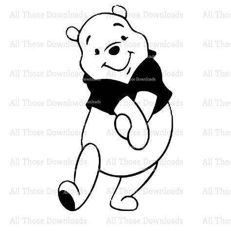 Winnie the Pooh Silhouette SVG - Etsy