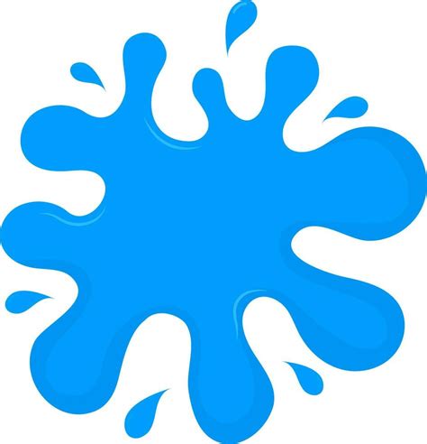 Blue Color Splash Icon Or Symbol. 24154476 Vector Art at Vecteezy