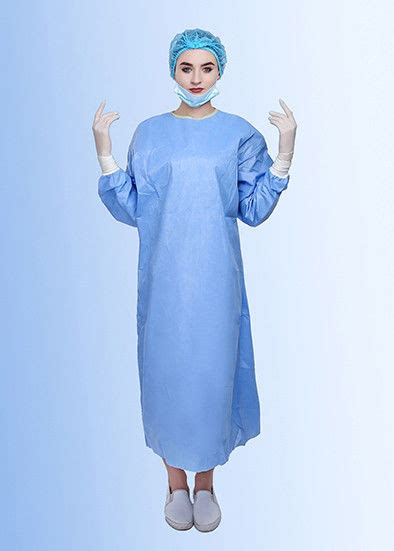 30-60gsm Non Woven Medical Disposables SMS Fabric Sterile Surgical Gowns