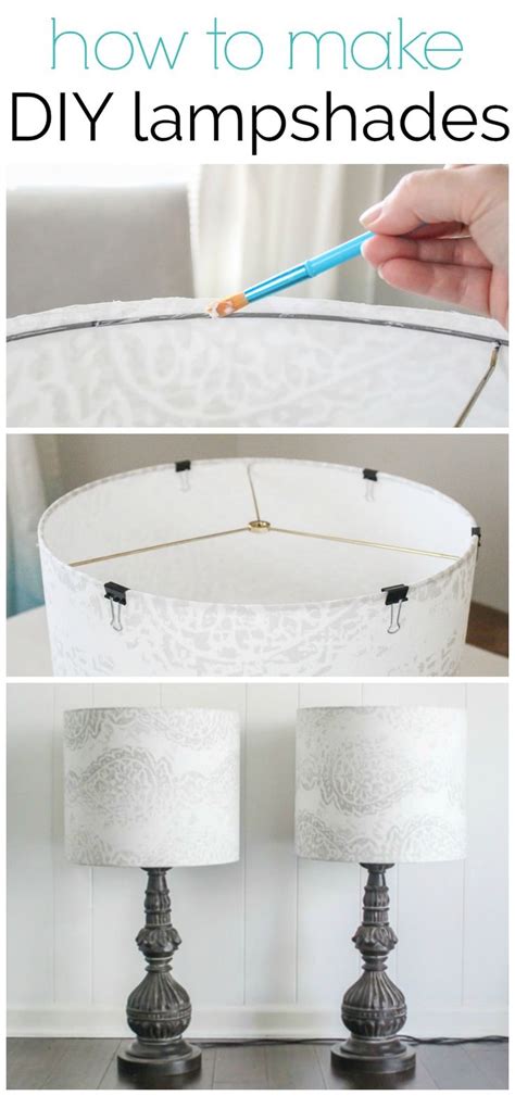 How to make a lampshade with your favorite fabric | Diy home decor ...