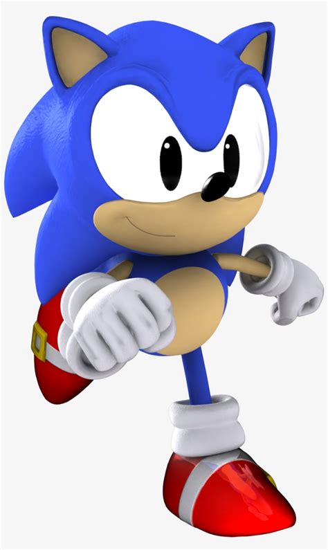 Classic Sonic The Hedgehog 3d By Itshelias94 - Sonic 06 Classic Sonic Transparent PNG - 900x1467 ...