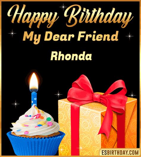 Happy Birthday Rhonda GIF 🎂 Images Animated Wishes【28 GiFs】