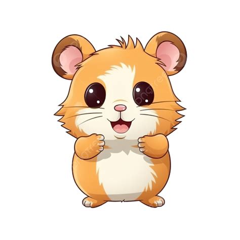 Adorable Hamster Cartoon Character, Hamster, Rodent, Cartoon PNG ...