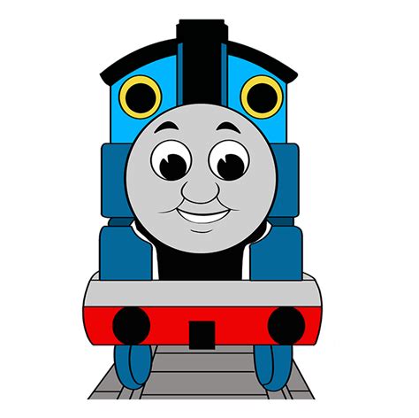 How to Draw Thomas the Train - Really Easy Drawing Tutorial