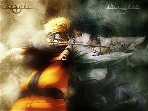 Online crop | HD wallpaper: Naruto and Sasuke wallpaper, Anime, Naruto ...