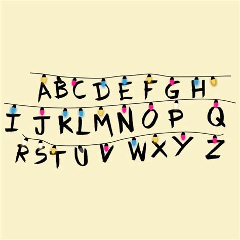 Stranger Things ABC | Stranger things wallpaper, Stranger things art, Stranger things alphabet