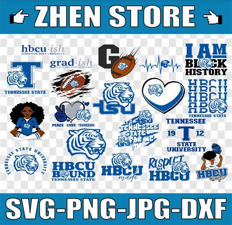 Tennessee State Svg, HBCU Teams svg, HBCU Football Svg - Inspire Uplift