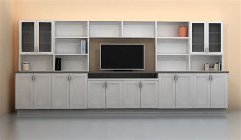 Build a TV wall unit with IKEA kitchen cabinets