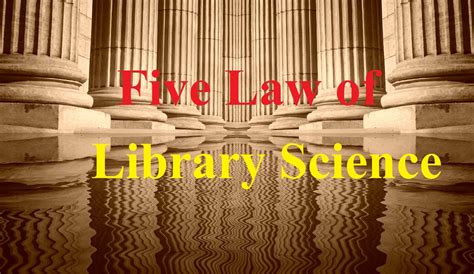 Five Law of Library Science