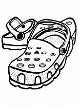 Crocs Drawing Coloring Page  Free Printable Pages sketch template