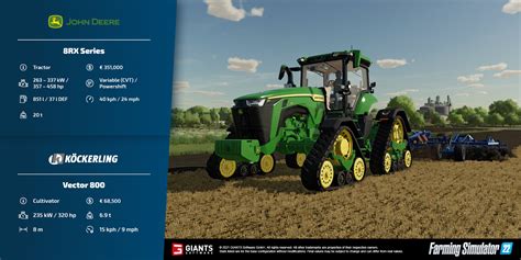 John Deere 8RX Series in FS22 | Farming Simulator 22