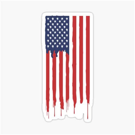 "American Flag Graffiti " Sticker for Sale by willdunphey | Redbubble