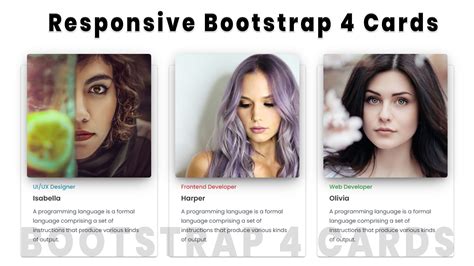 How To Use Responsive Card In Bootstrap 4. | Code4education